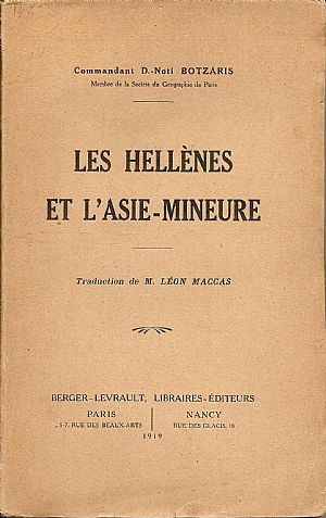 Les Hellenes et l’ Asie – Mineure. Traduction de M. LEON MACCAS