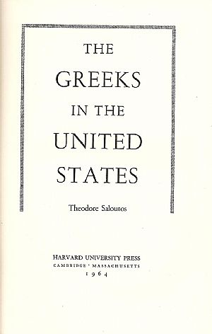 The Greeks in the United States