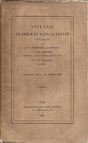 Voyage en Grèce et dans le Levant fait en 1843-1844 Voyage en Grèce et dans le Levant fait en 1843-1844