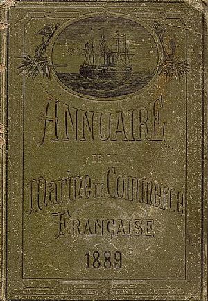 ANNUAIRE DE LA MARINE DE COMMERCE FRANCAISE