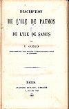 Description de l' ile de Patmos et de l' ile de Samos