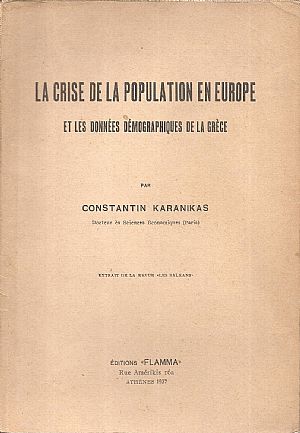 La crise de la population en Europe et les données démographiques de la Grèce La crise de la population en Europe et les données démographiques de la Grèce