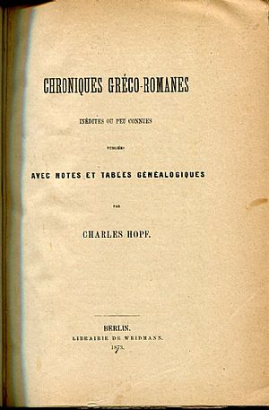 Chroniques gréco-romanes Chroniques gréco-romanes