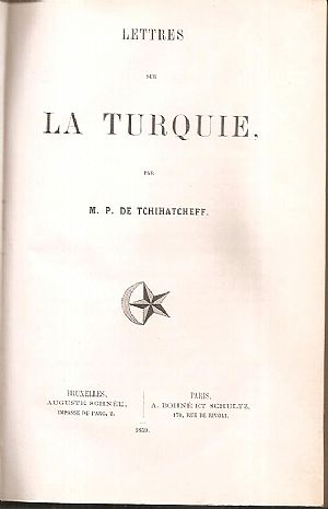 Lettres sur la Turquie - L Lettres sur la Turquie - L