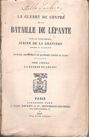 La Guerre de Chypre et la Bataille de Lépante, tome I-II