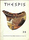 THESPIS Nr 2-3, May 1965, A Quarterly edited by the Greek Center of   I.T.I.