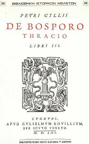 DE BOSPORO THRACIO LIBRI III DE BOSPORO THRACIO LIBRI III
